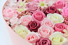 画像をギャラリービューアに読み込む, シャボンフラワー ハートBOX ピンク