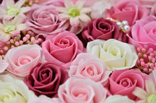 画像をギャラリービューアに読み込む, シャボンフラワー ハートBOX ピンク