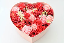 画像をギャラリービューアに読み込む, シャボンフラワー ハートBOX レッド