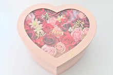 画像をギャラリービューアに読み込む, シャボンフラワー ハートBOX レッド