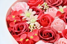 画像をギャラリービューアに読み込む, シャボンフラワー ハートBOX レッド