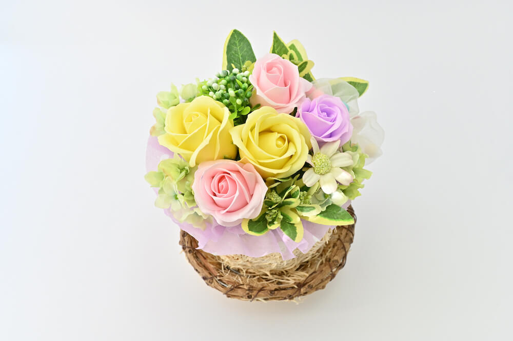 フラワーアレンジメント゜・*:.。❁ Afternoontea出品 シャボンフラワー アフタヌーンティ – AINAN STAND